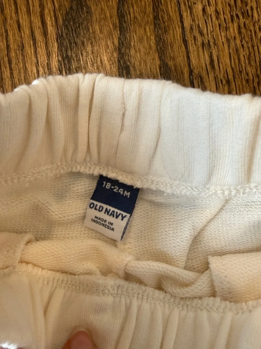 Old Navy Black and Cream Girls' Pull-On Shorts Duo